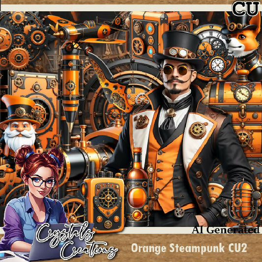 Orange Steampunk CU Pack 2