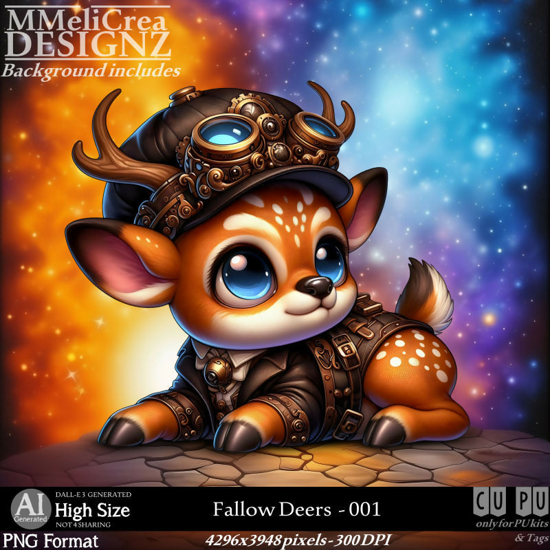 MMD - AI - Fallow Deers - CU001