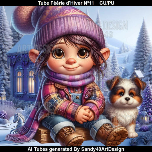 Tube Féérie d'Hiver N°11