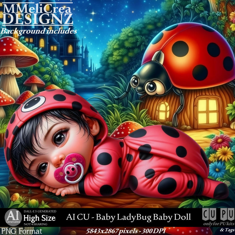 MMD_AI_CUBabyLadyBugBabyDoll_PV