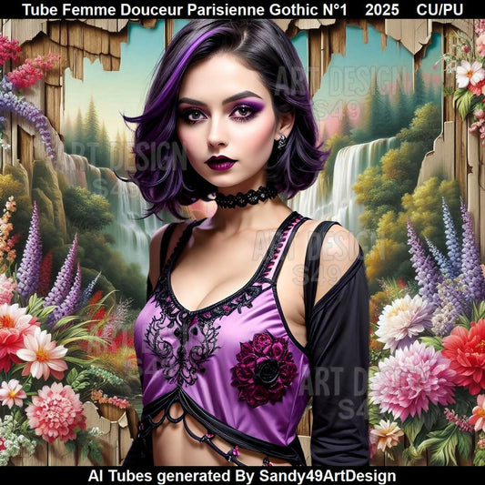 Tube Femme Douceur Parisienne Gothic N°1 2025