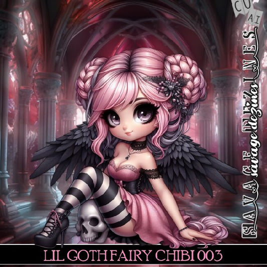 AI CU Lil Goth Fairy Chibi 003