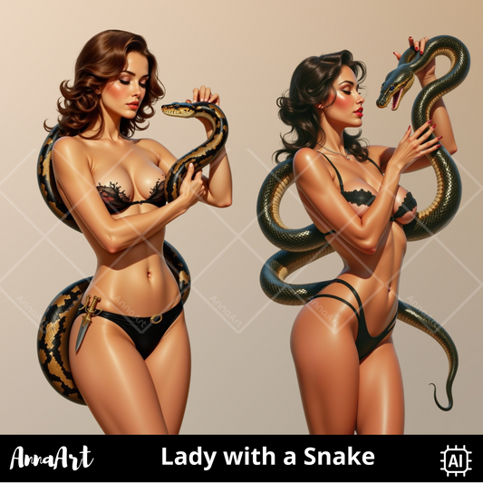 Lady with a Snake