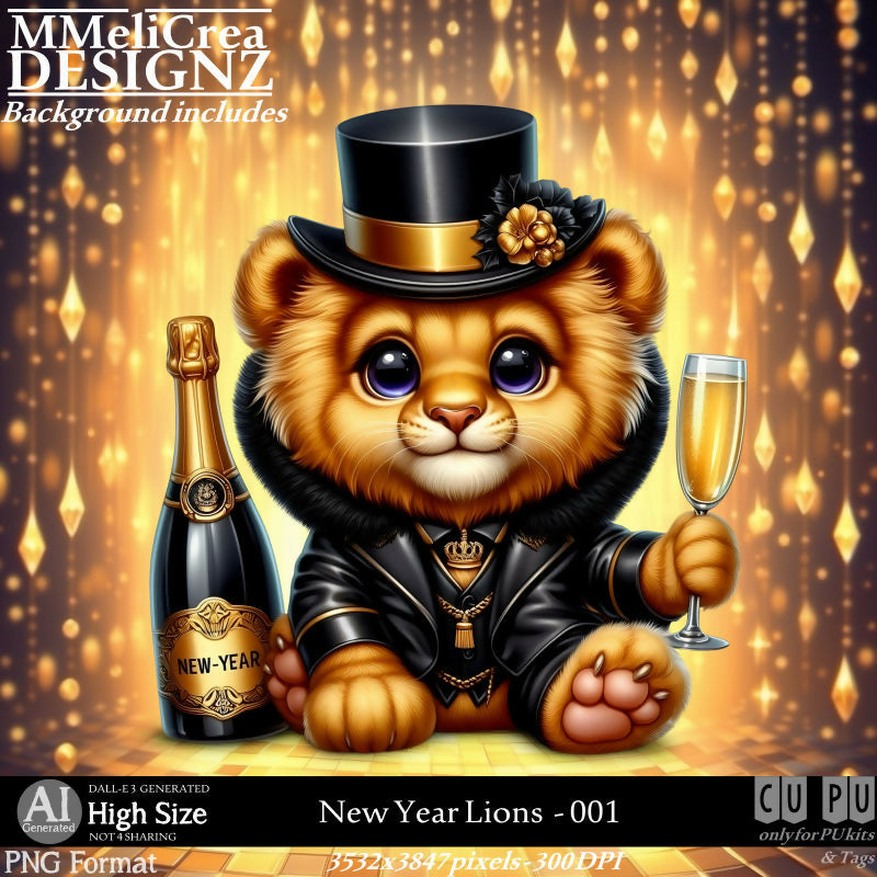 MMD - AI - New Year Lions - CU001
