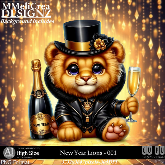 MMD - AI - New Year Lions - CU001
