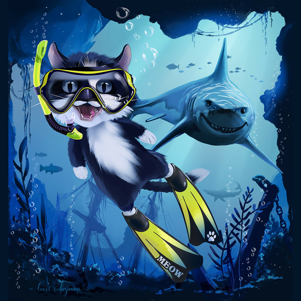 Meow diving