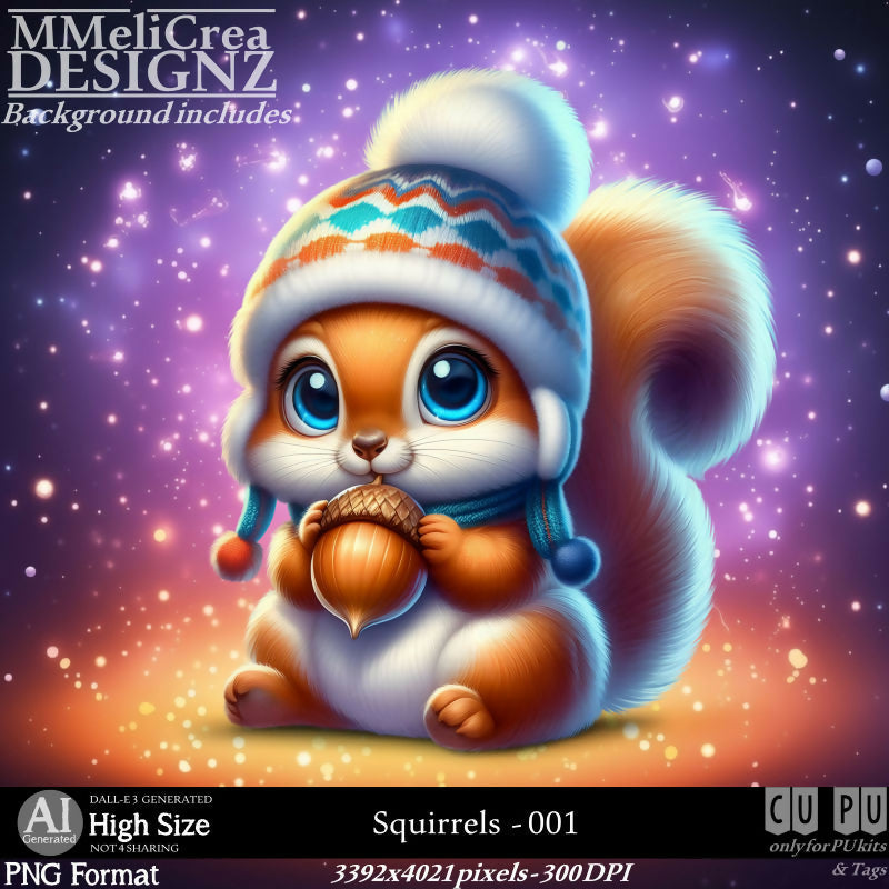 MMD - AI - Squirrels - CU001