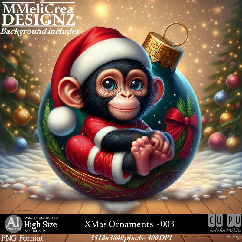 MMD - AI - XMas Ornaments - CU003