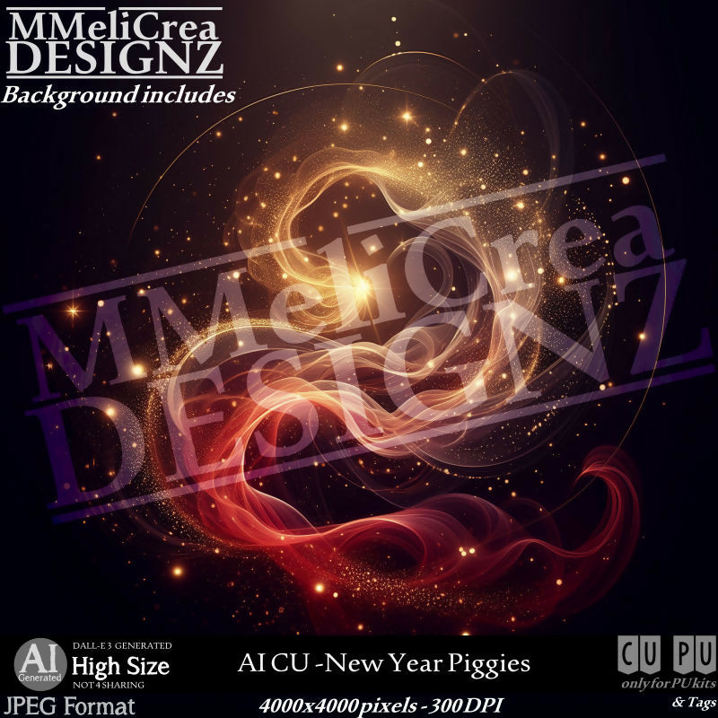 MMD - AI - CU New Year Piggies