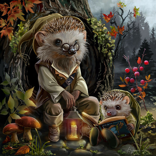 The grandson is growing up