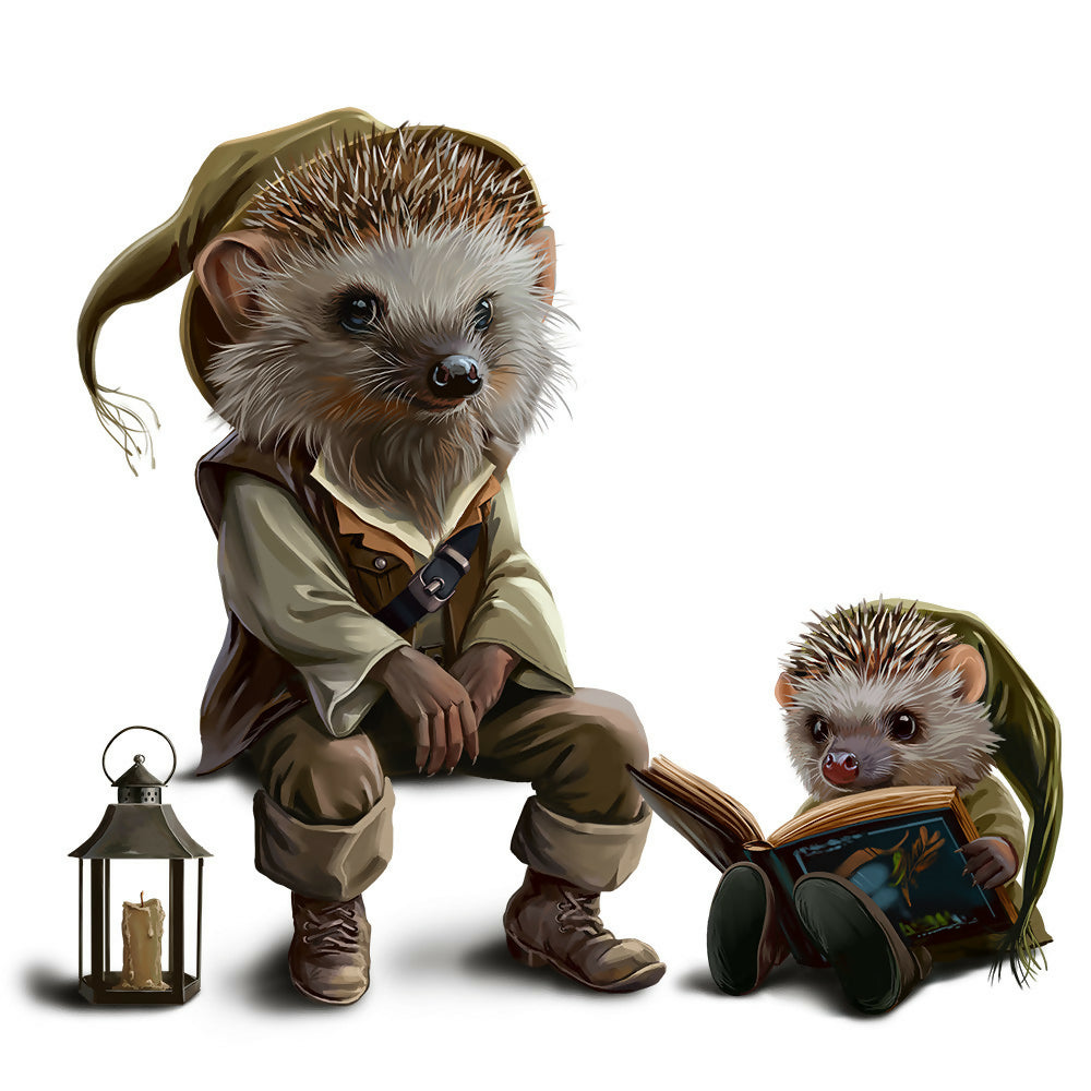 The grandson is growing up