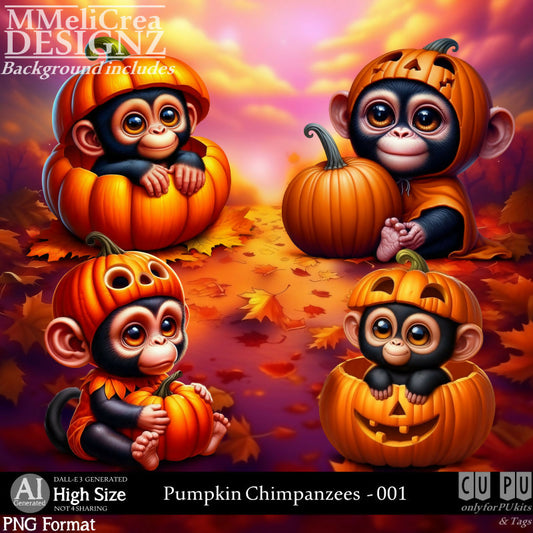 MMD - AI - Pumpkin Chimpanzees - CU001