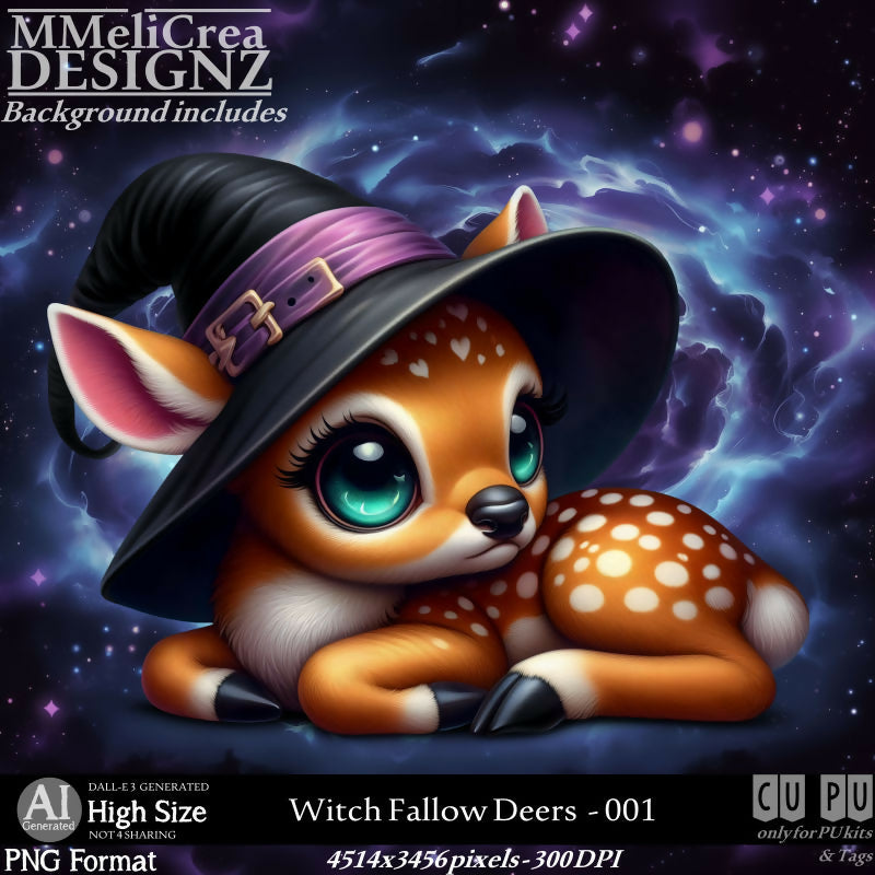 MMD - AI - Witch Fallow Deers - CU001