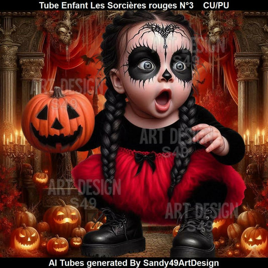Tube Enfant Les Sorcières rouges N°3