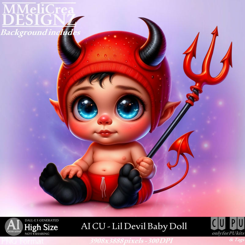 MMD - AI - CU Lil Devil Baby Doll
