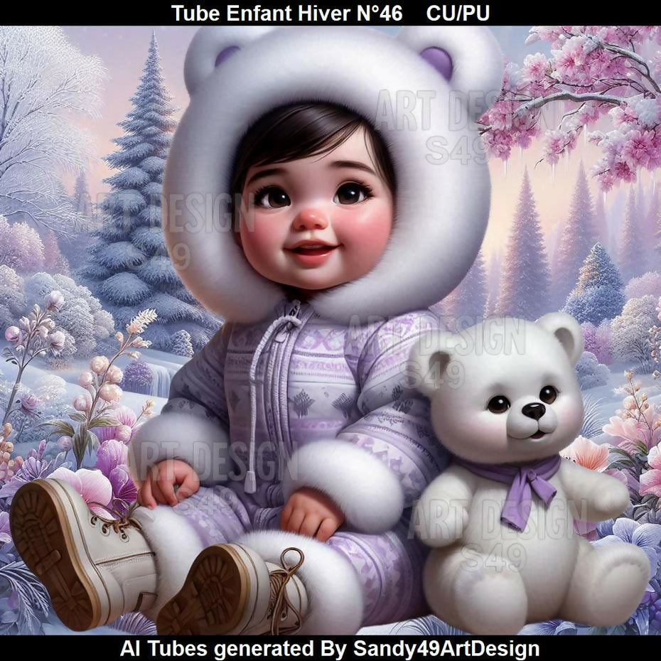 Tube Enfant Hiver N°46