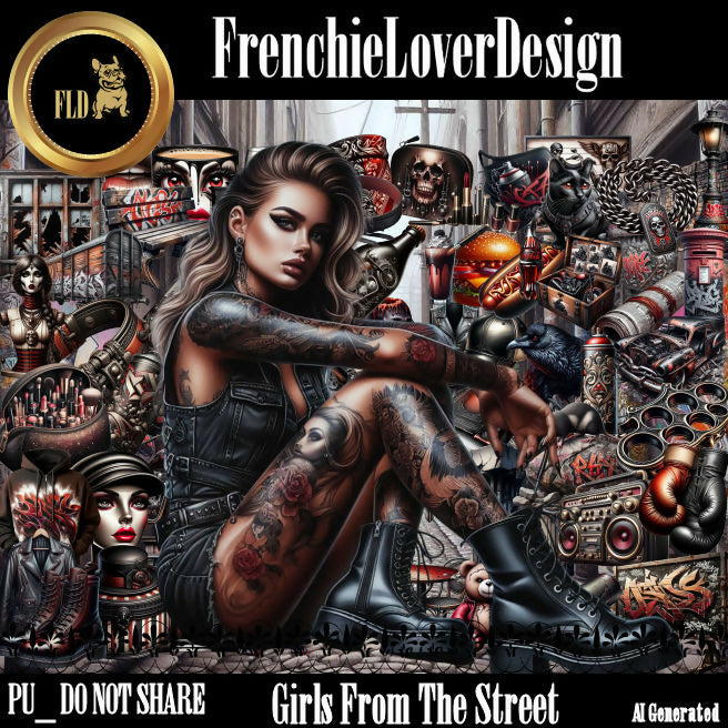 FrenchieLoverDesign_ Girls From The Street