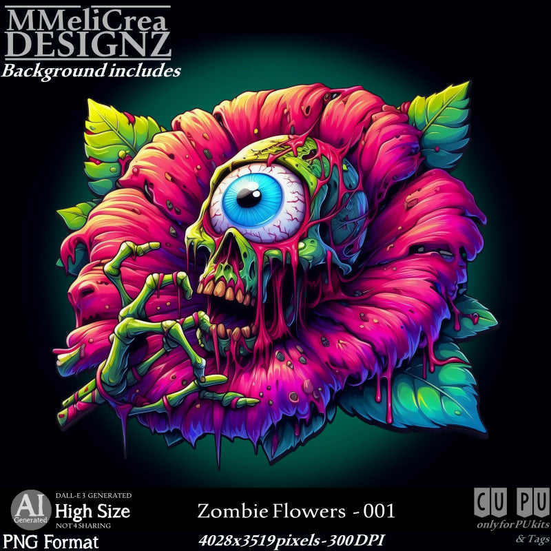 MMD - AI - Zombie Flowers - CU001