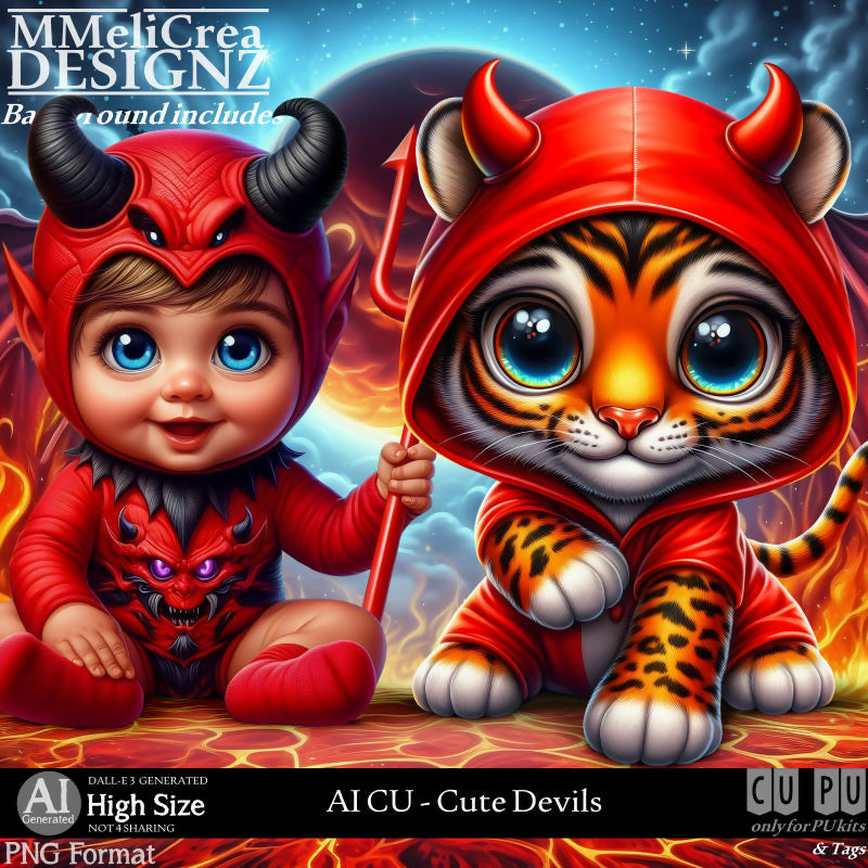 MMD - AI - CU - Cute Devils