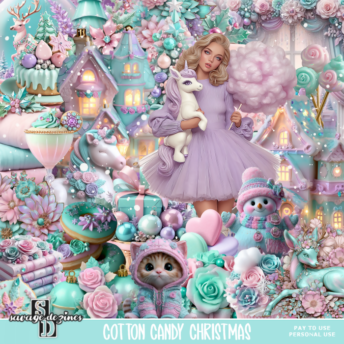 Cotton Candy Christmas Kit