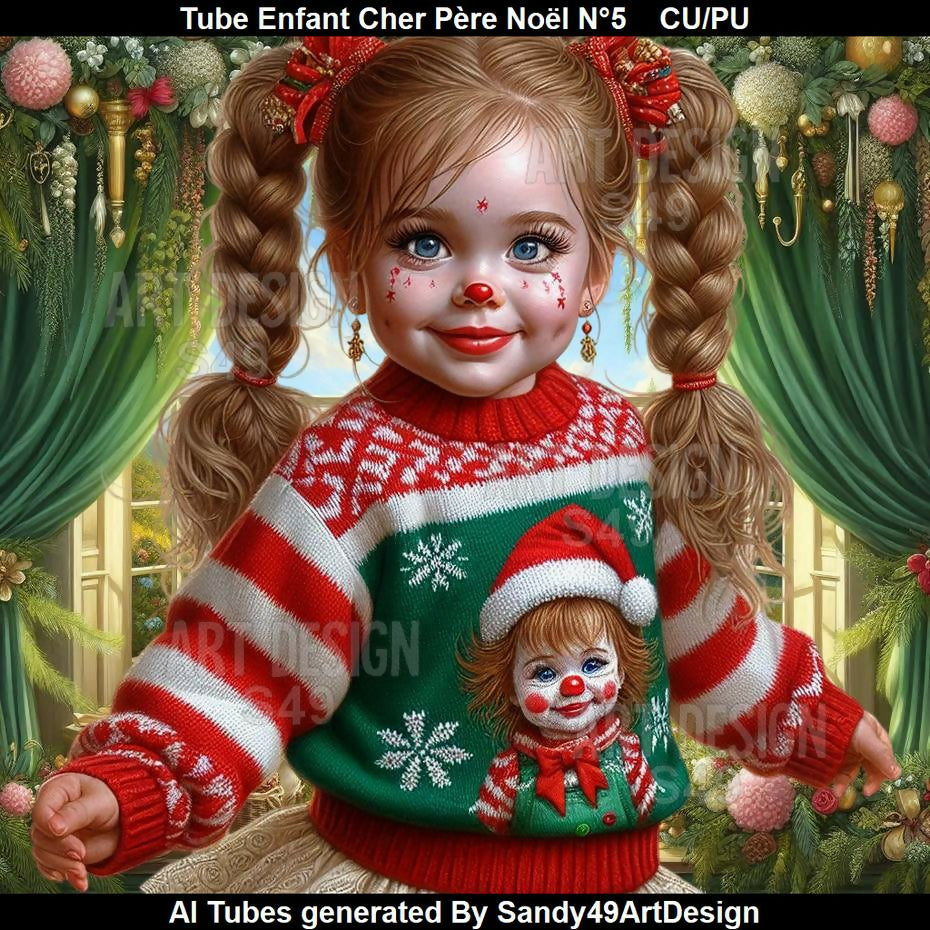 Tube Enfant Cher Père Noël N°5