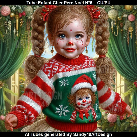 Tube Enfant Cher Père Noël N°5