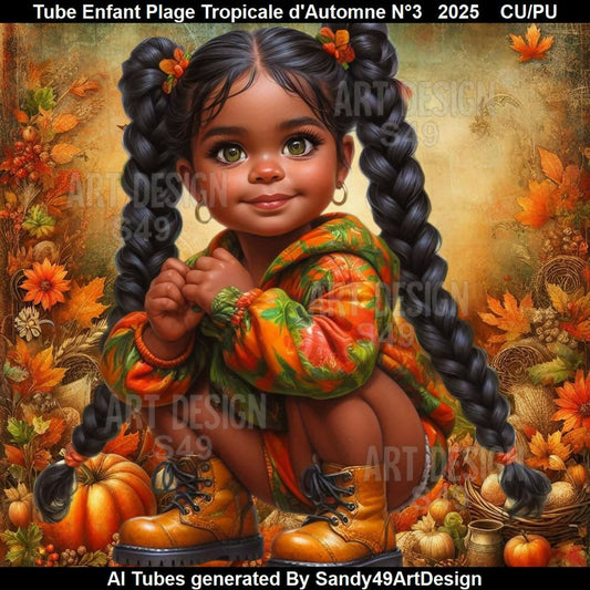 Tube Enfant Plage Tropicale d'Automne N°3 2025