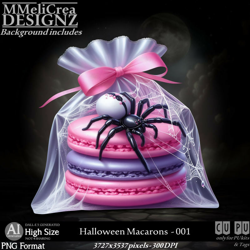 MMD - AI - Halloween Macarons - CU001