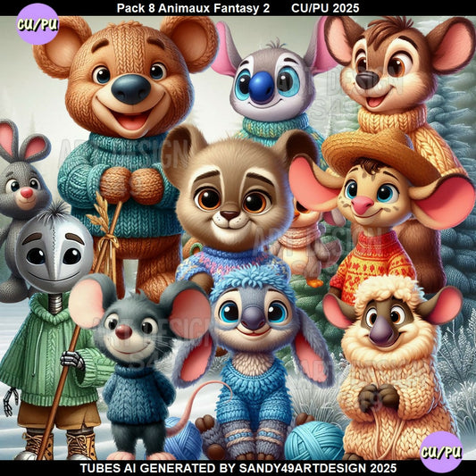 Pack Animaux Fantasy N°2