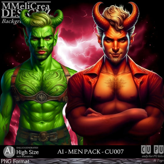 MMD - AI - MEN PACK - CU007