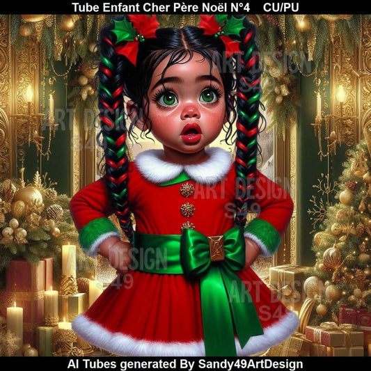 Tube Enfant Cher Père Noël N°4