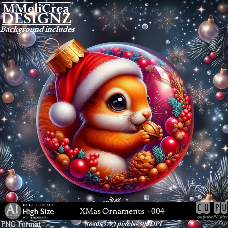 MMD - AI - XMas Ornaments - CU004