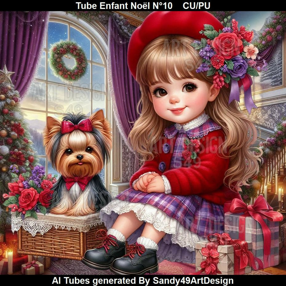 Tube Enfant Noël N°10