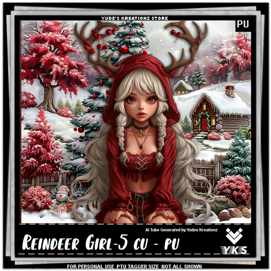 YKS-REINDEER GIRL 5 CU PU -Preview1