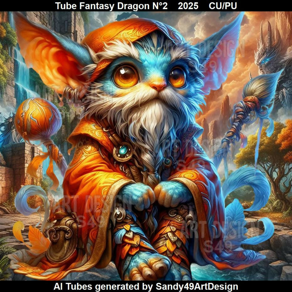 Tube Fantasy Dragon N°2 2025
