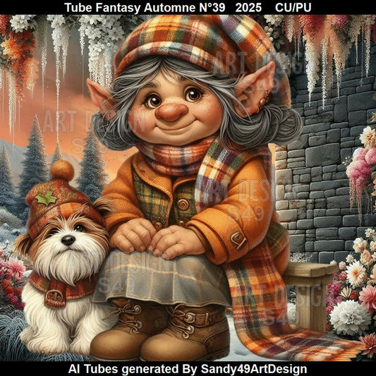 Tube Fantasy Automne N°39 2025