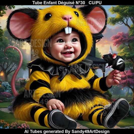 Tube Enfant Déguisé N°30