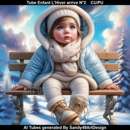 Tube Enfant L'Hiver arrive N°2