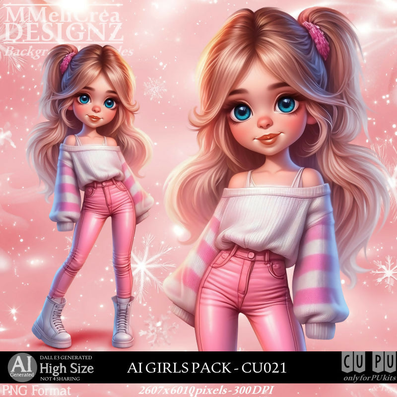 MMD - AI - GIRLS PACK - CU021