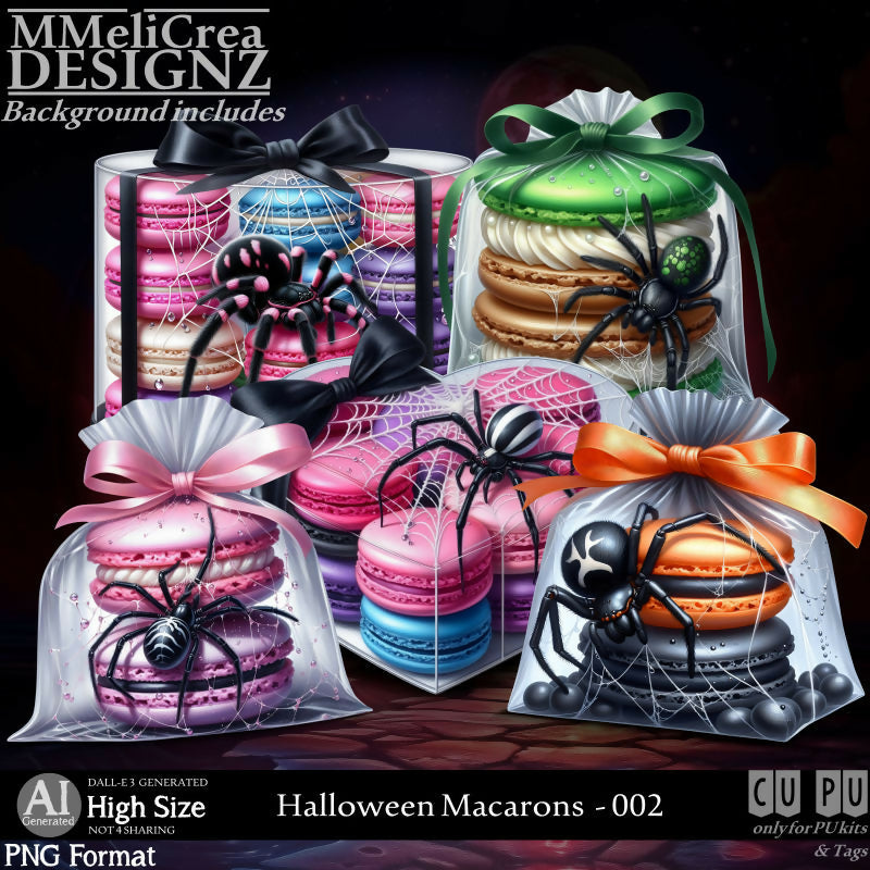 MMD - AI - Halloween Macarons - CU002