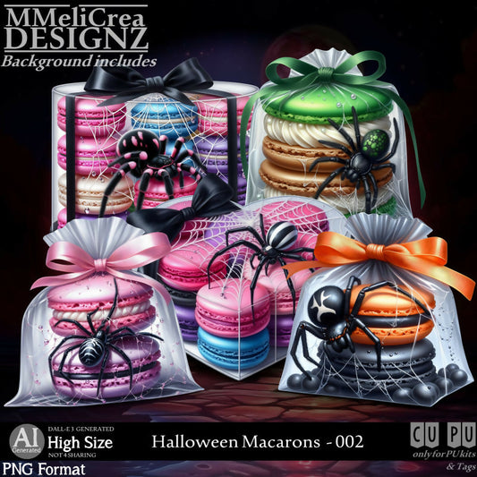 MMD - AI - Halloween Macarons - CU002