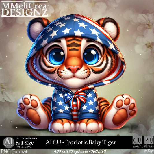 AI - CU Patriotic Baby Tiger