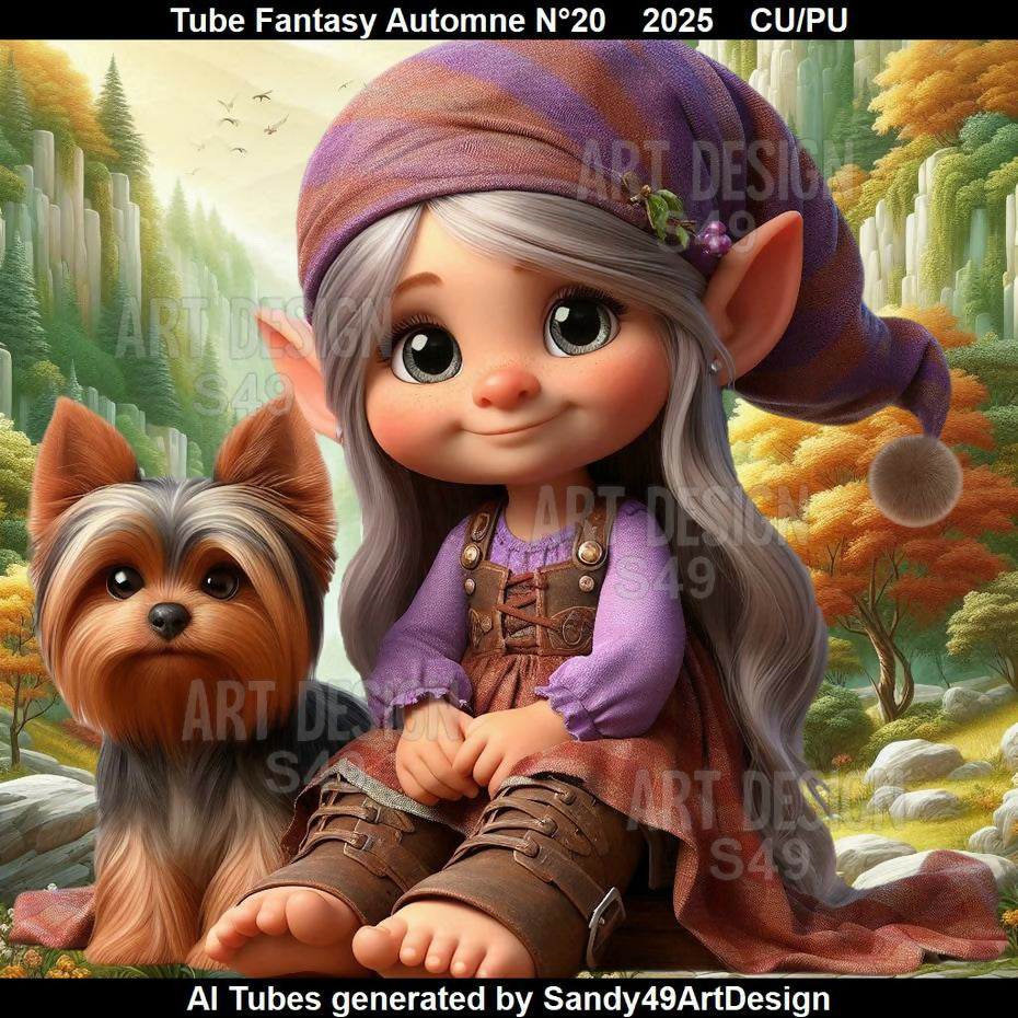 Tube Fantasy Automne N°20 2025