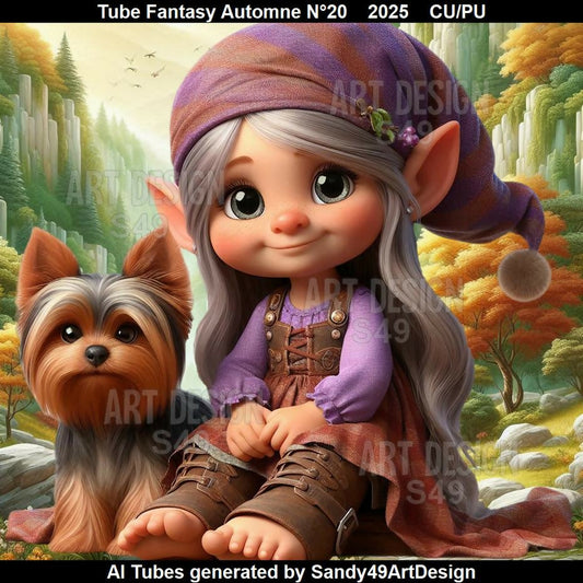 Tube Fantasy Automne N°20 2025