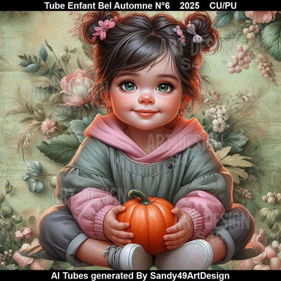 Tube Enfant Bel Automne N°6 2025