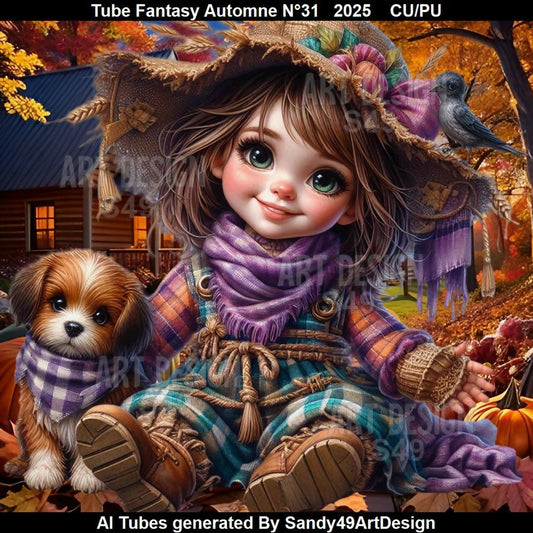 Tube Fantasy Automne N°31 2025