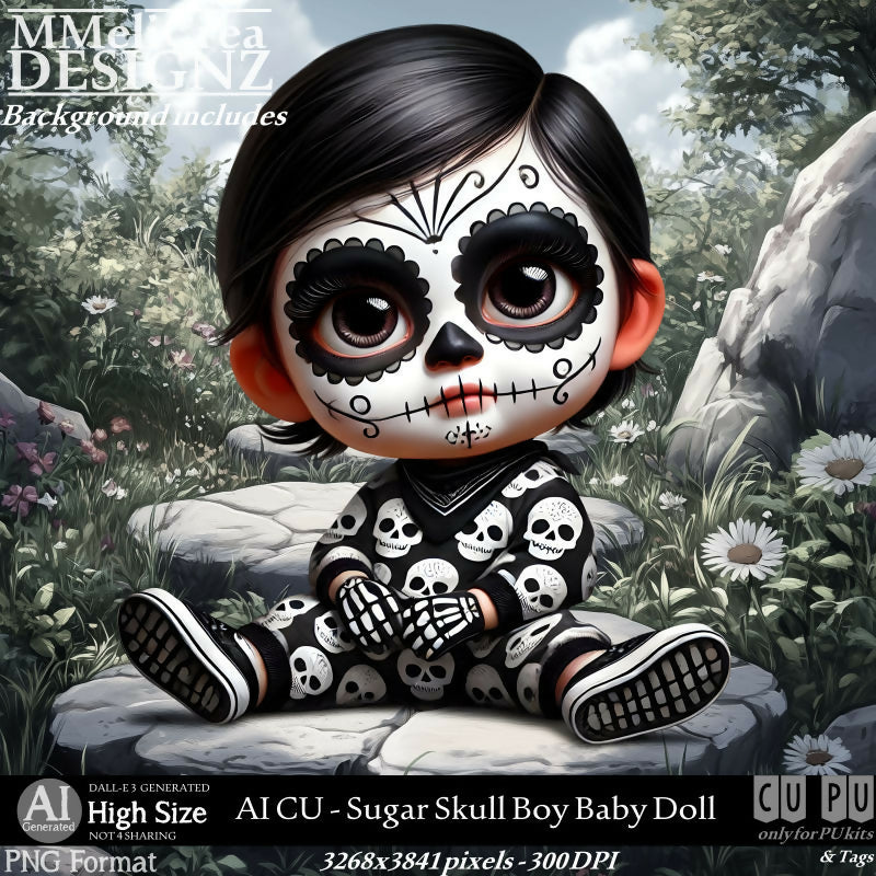 MMD - AI - CU Sugar Skull Boy Baby Doll