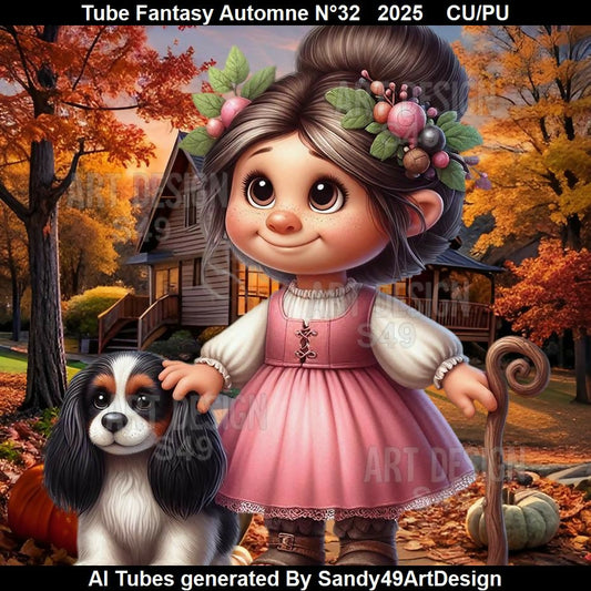 Tube Fantasy Automne N°32 2025