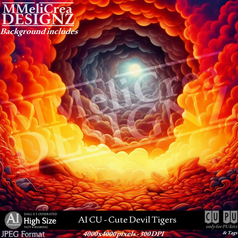 MMD - AI - CU - Cute Devil Tigers