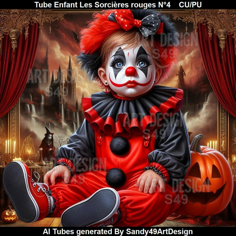 Tube Enfant Les Sorcières rouges N°4